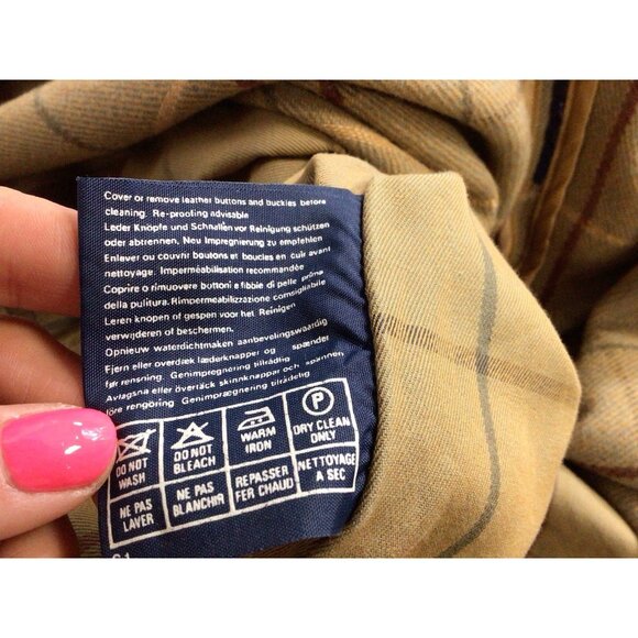 Burberrys Trench Coat Made in England Womens Small - Picture 13 of 14